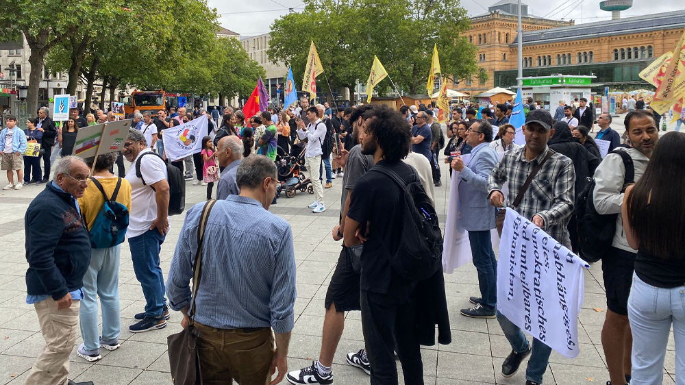 گردهمایی هواخواهان همبستگی به‌مناسبت سومین سال بربریت حاکم طالبان