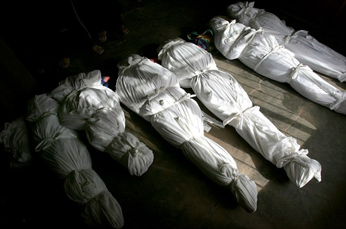 اجساد قربانیان عراقی