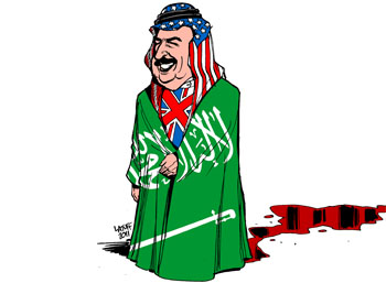کارتون ملک عبدالله