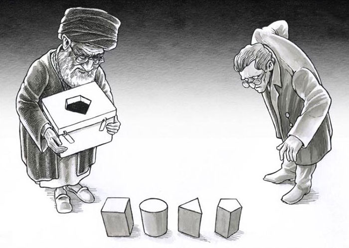انتخابات به سبک «ولایت فقیه» ایران‎