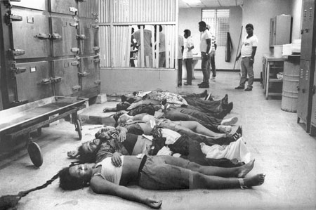 اجساد در یکی از سردخانه‌های پاناما
