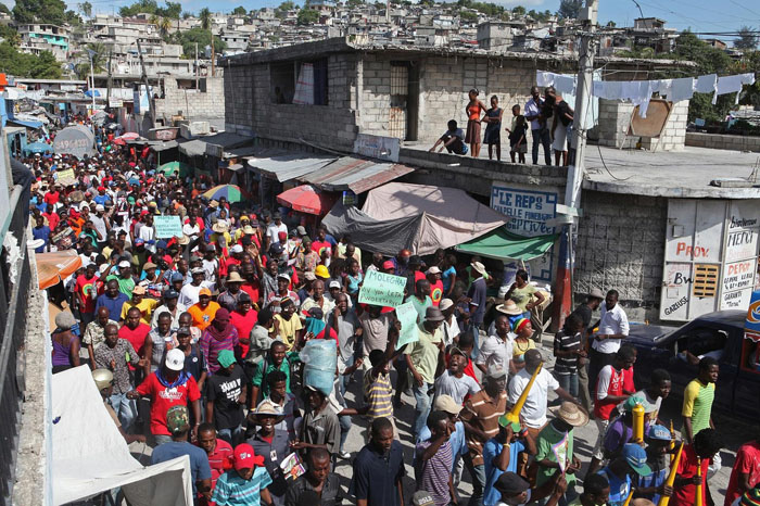 معترضان هائیتی