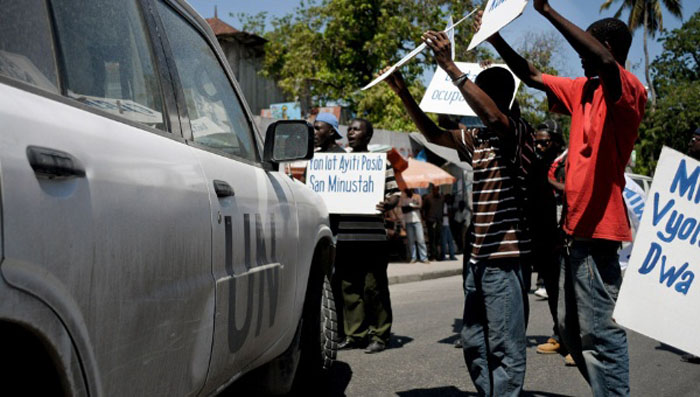 معترضان هائیتی