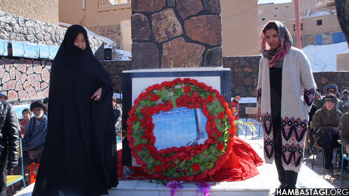 محفل رونمایی منار یادبود شهدای قتل‌عام یکاولنگ