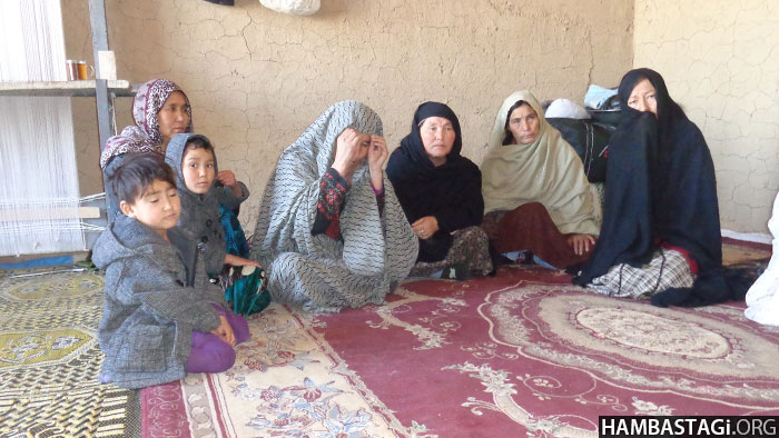 وضعیت رقتبار بی‌جاشدگان بغلان در کمپ سخی مزار