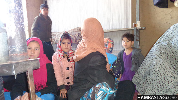 وضعیت رقتبار بی‌جاشدگان بغلان در کمپ سخی مزار