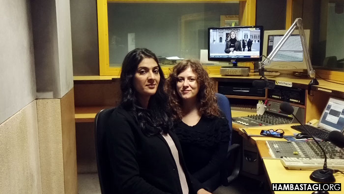 مصاحبه سیلی غفار با رادیو پاپیلاری - ایتالیا