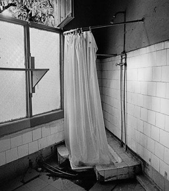 Broken Shower in a former detention and torture center