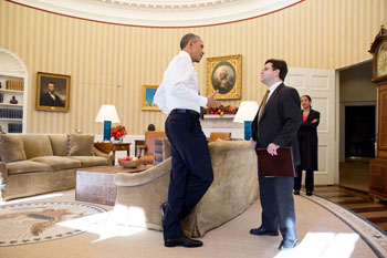 Obama with 
Ricardo Zuniga