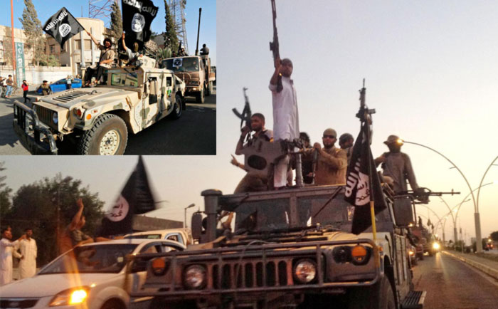 هزاران وسیله زرهی امریکا در دست داعش