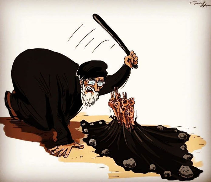 مردم ایران علیه استبداد دینی بر می‌خیزند!‎