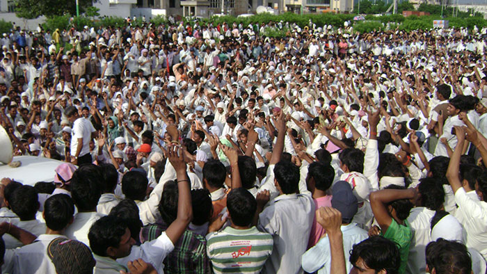 بزرگترین اعتصاب کارگری جهان علیه فقر و ستم در هند