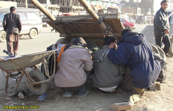 معتادین در کابل