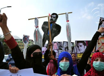 تظاهرات حزب همبستگی در کابل