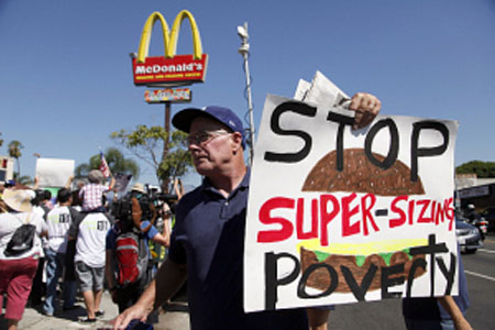 اعتصاب غذای در امریکا